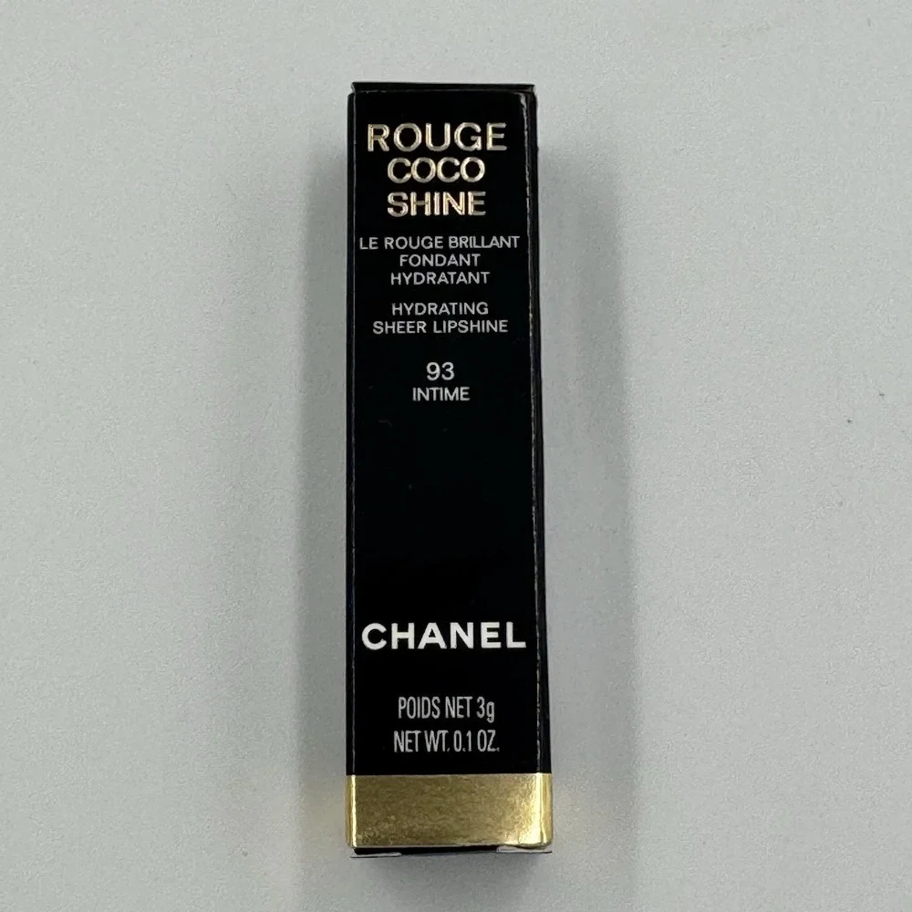 Chanel Rouge Coco Shine Hydrating Sheer Lipshine, #93 Intime 0.11oz/3.5g